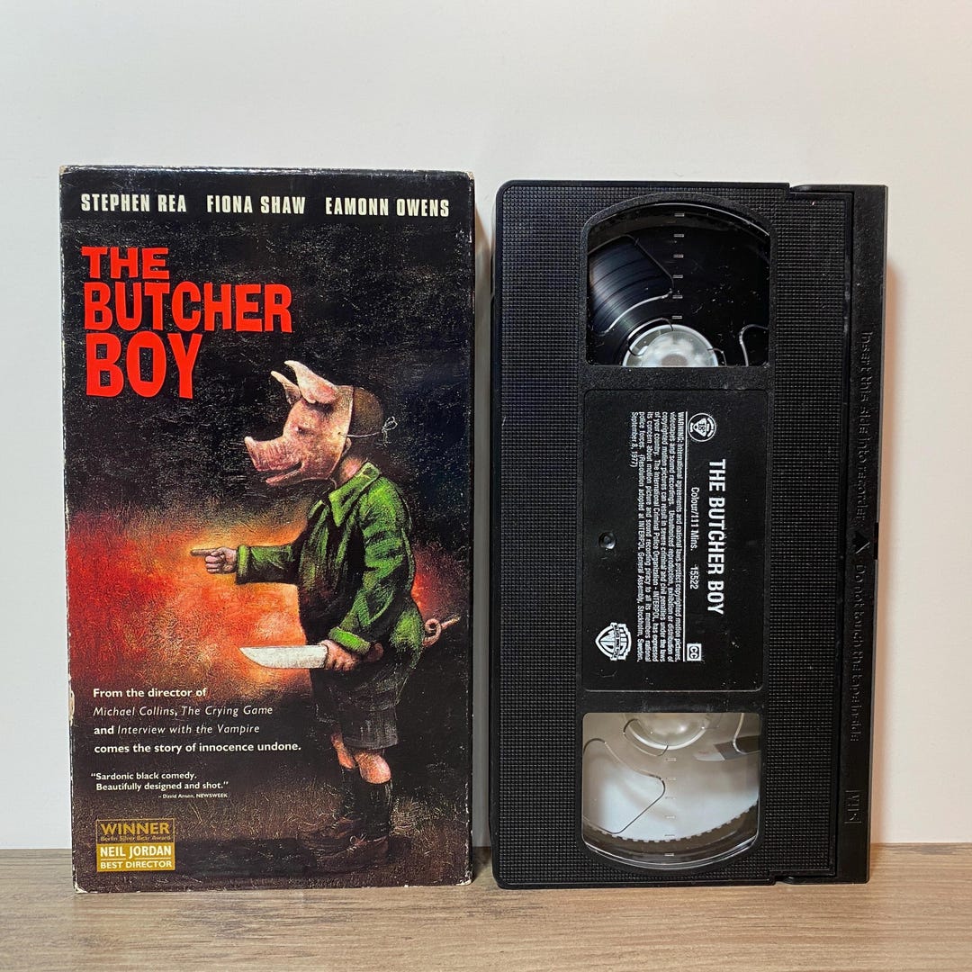 the-butcher-boy-1998-vhs-video-irish-dark-comedy-drama-etsy