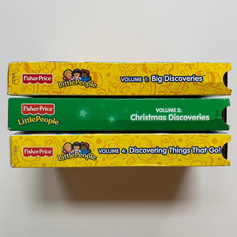 Fisher Price Little People Discovery Series VHS Videos Volumes 1 2 4 - Etsy