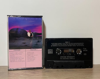 Stevie Wonder In Square Circle Cassette Tape 1985 Motown Records