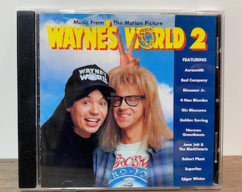 Wayne’s World 2 Soundtrack CD (1993) Movie Soundtrack Album Classic Rock & Comedy Collectible
