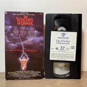 The Witches of Eastwick 1988 VHS Video Supernatural Horror Comedy