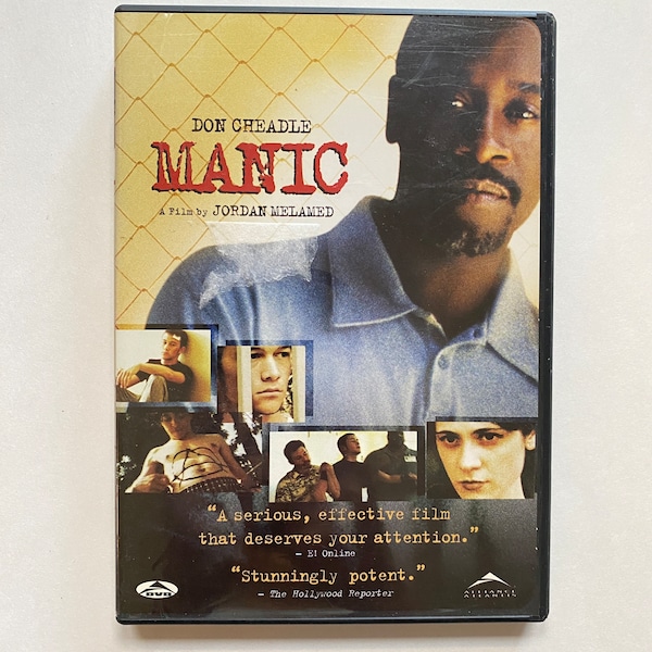 2001 Manic DVD Drama Movie Don Cheadle Joseph Gordon Levitt Ex Rental