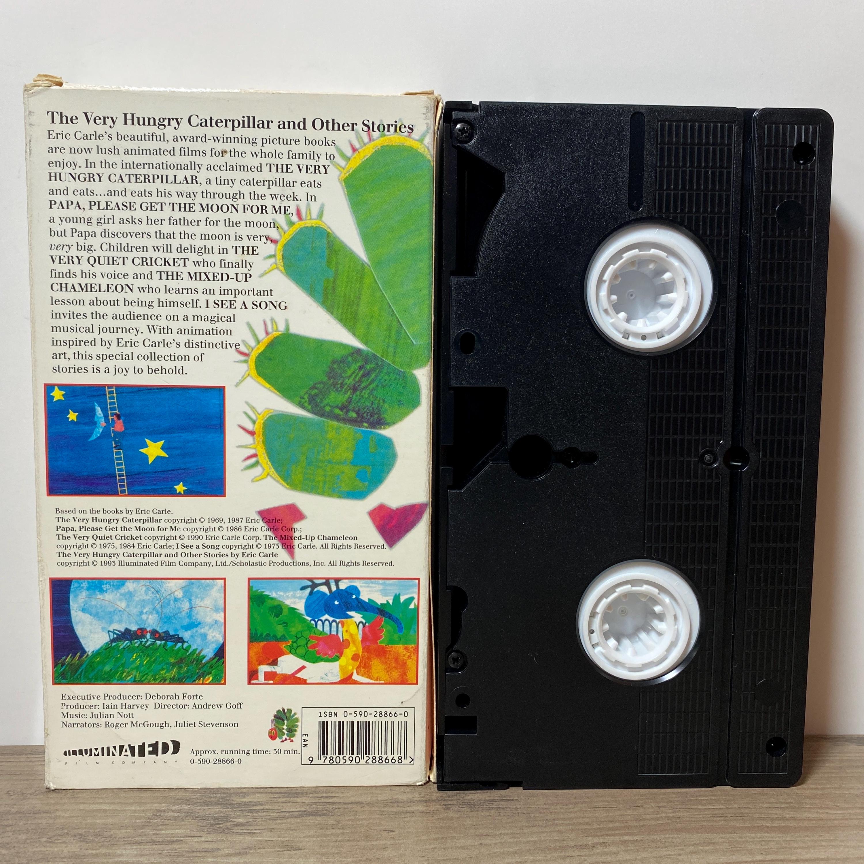 The Very Hungry Caterpillar and Other Stories by Eric Carle VHS Video ...