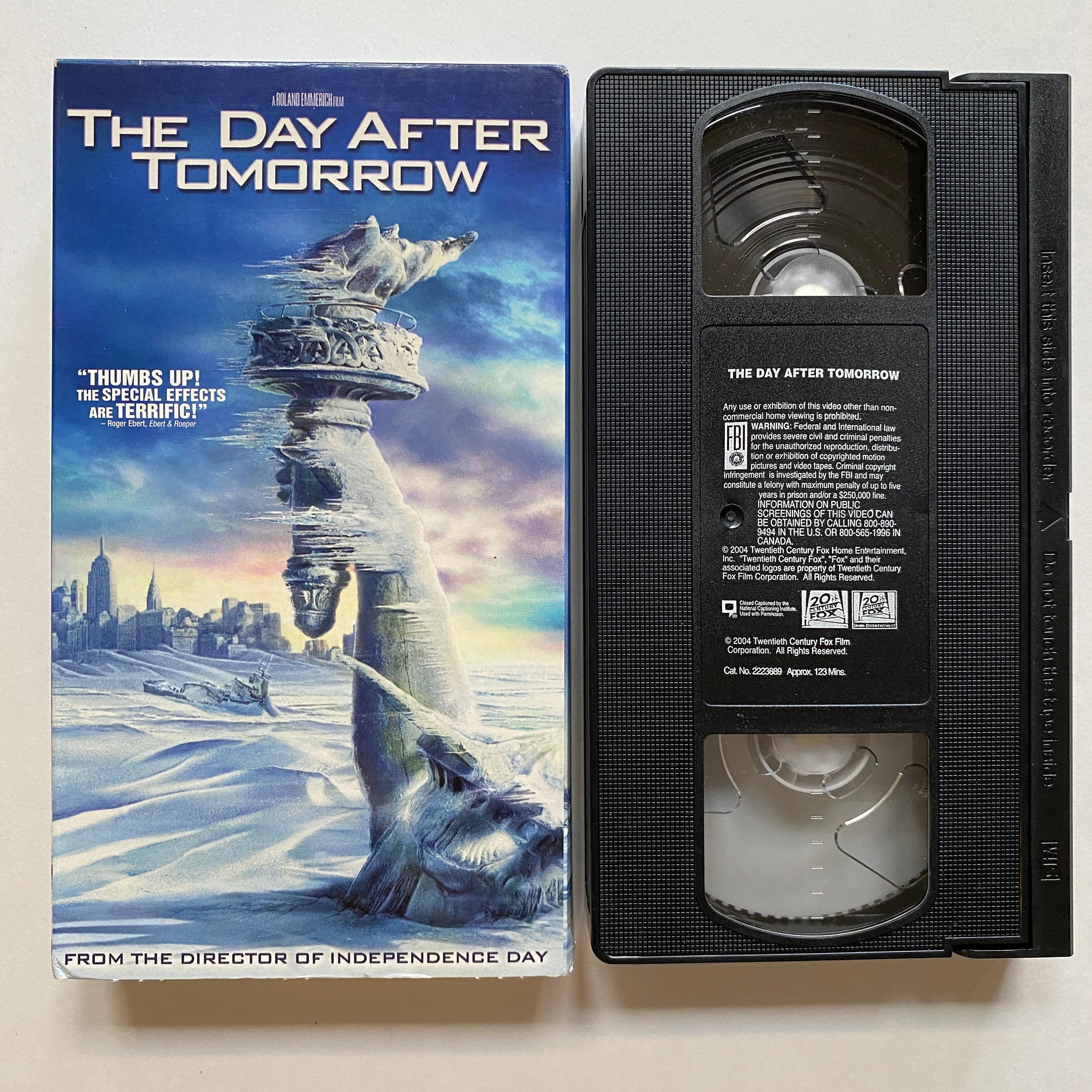 2004 the Day After Tomorrow VHS Apocalyptic Nature Adventure