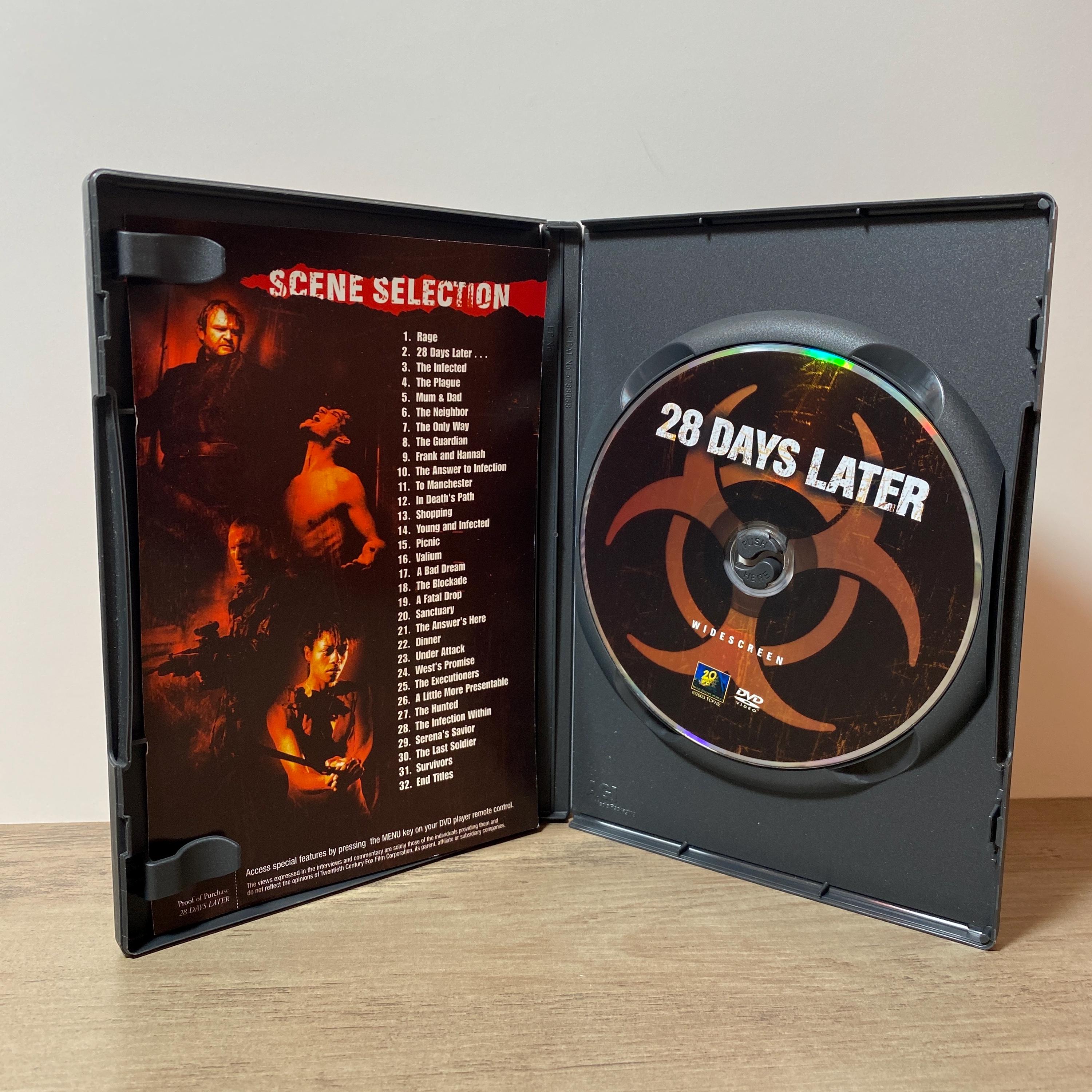 28 Days Later DVD 2002 Horror Post-apocalyptic Zombie Movie - Etsy
