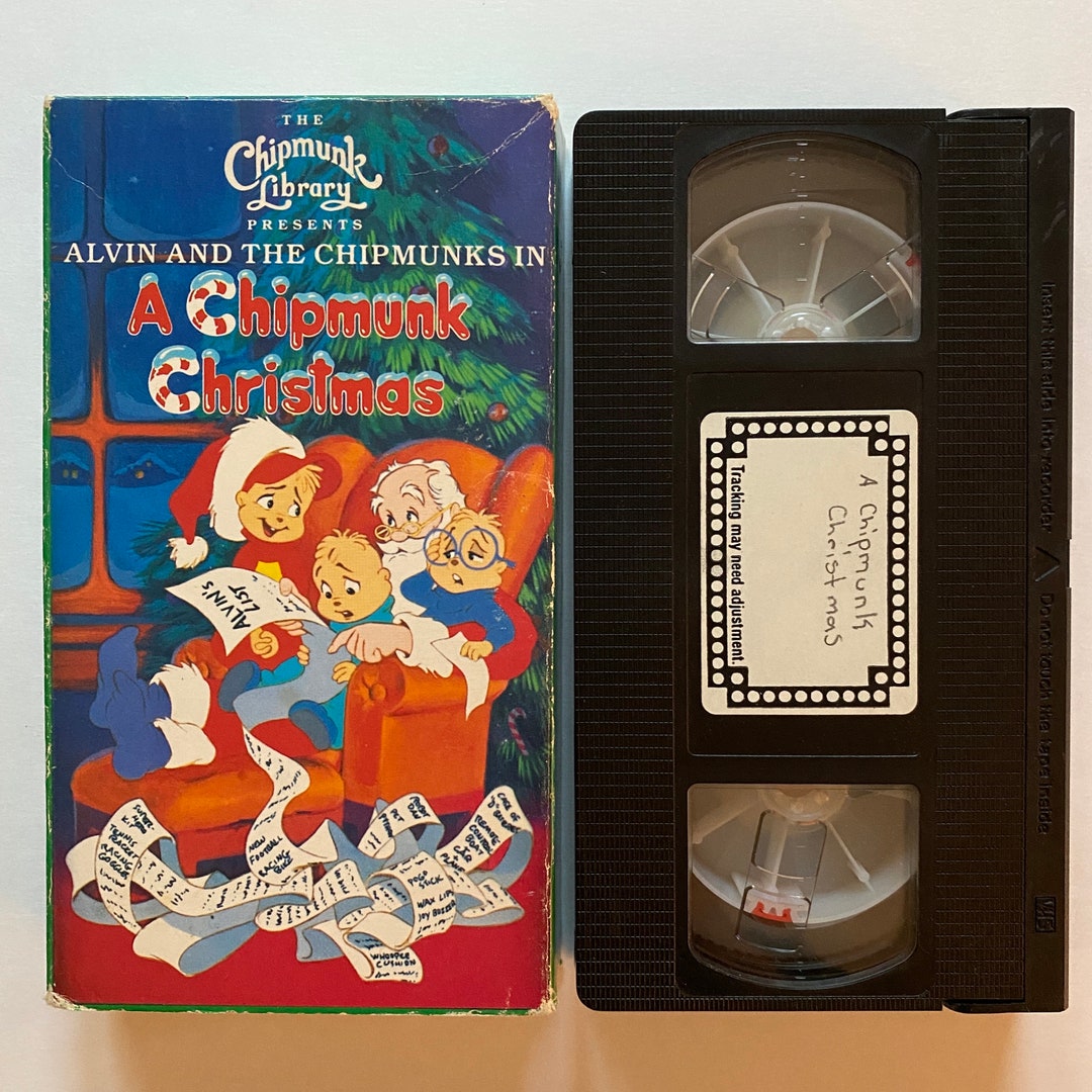 Chipmunk Christmas VHS the Chipmunk Library 1981 Kids Family Film