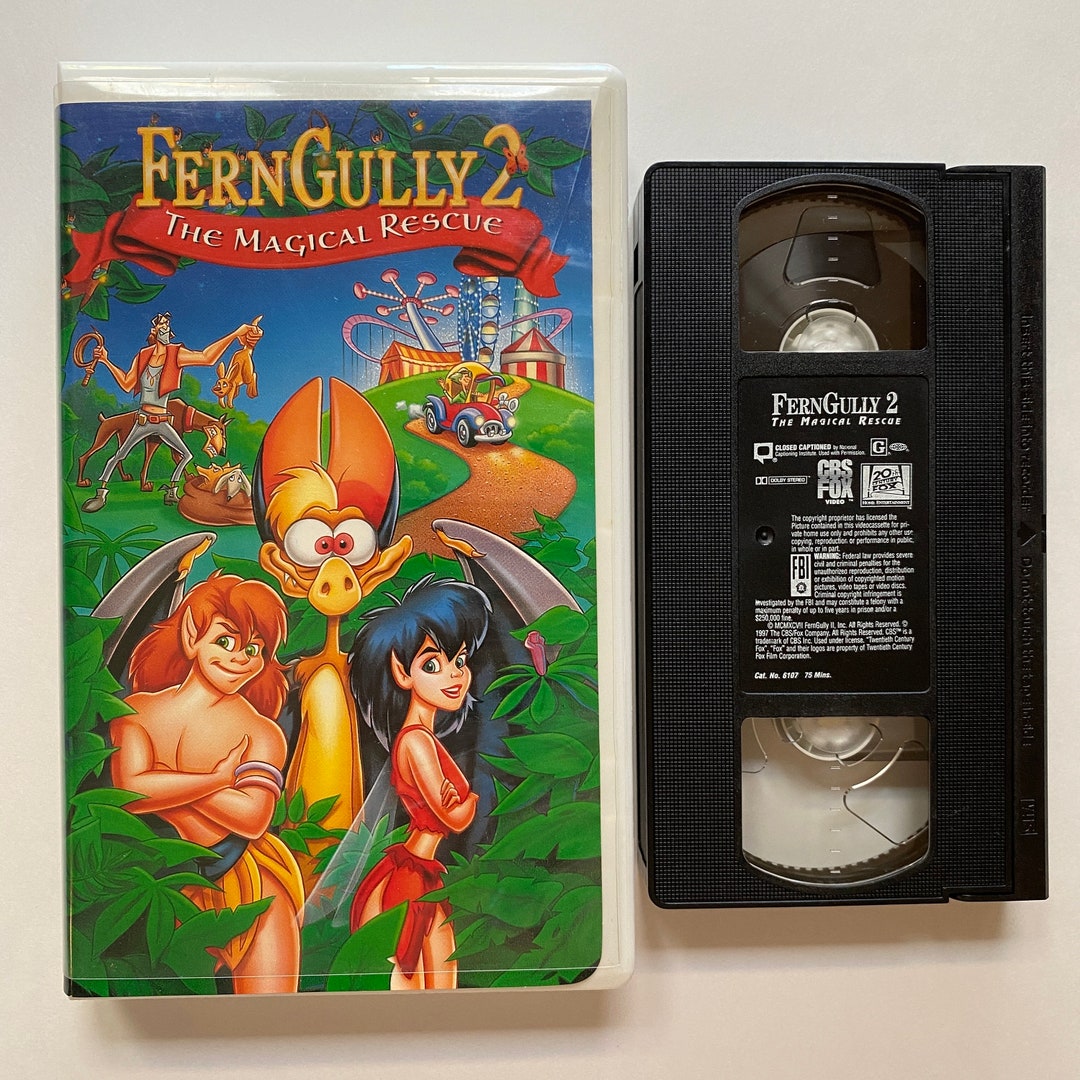 Fern Gully 2 the Magical Rescue VHS 1997 Animated Classic Family