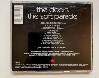 The Doors the Soft Parade CD Music Psychedelic Rock Album Jim