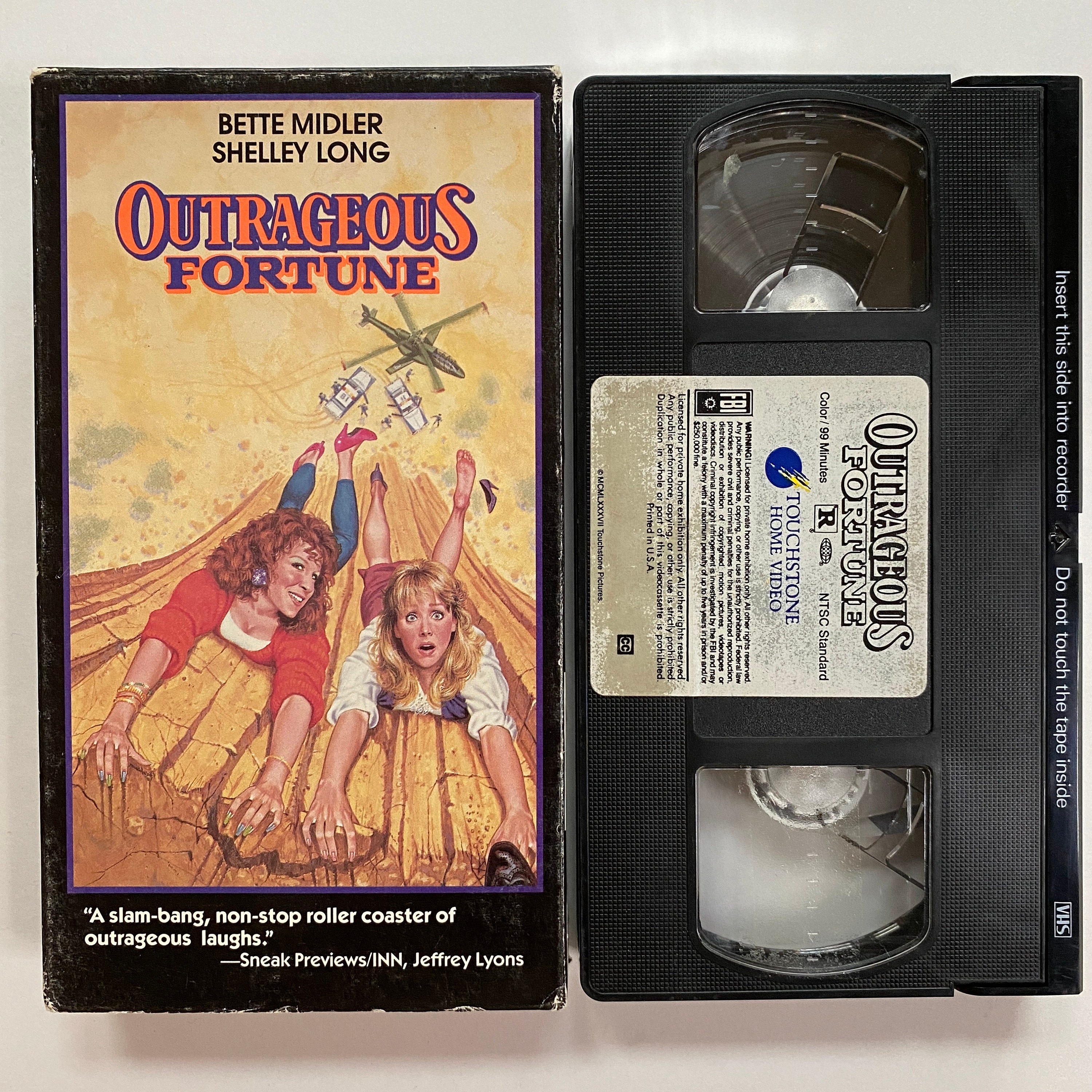 Outrageous Fortune VHS Video Film 1987 Comedy Movie - Etsy Canada