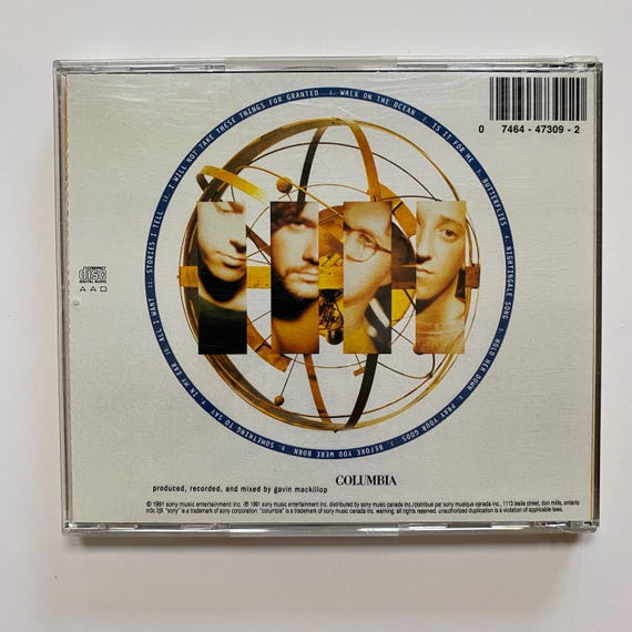 Toad the Wet Sprocket Fear CD Music Album 1991 Alt Rock Band - Etsy