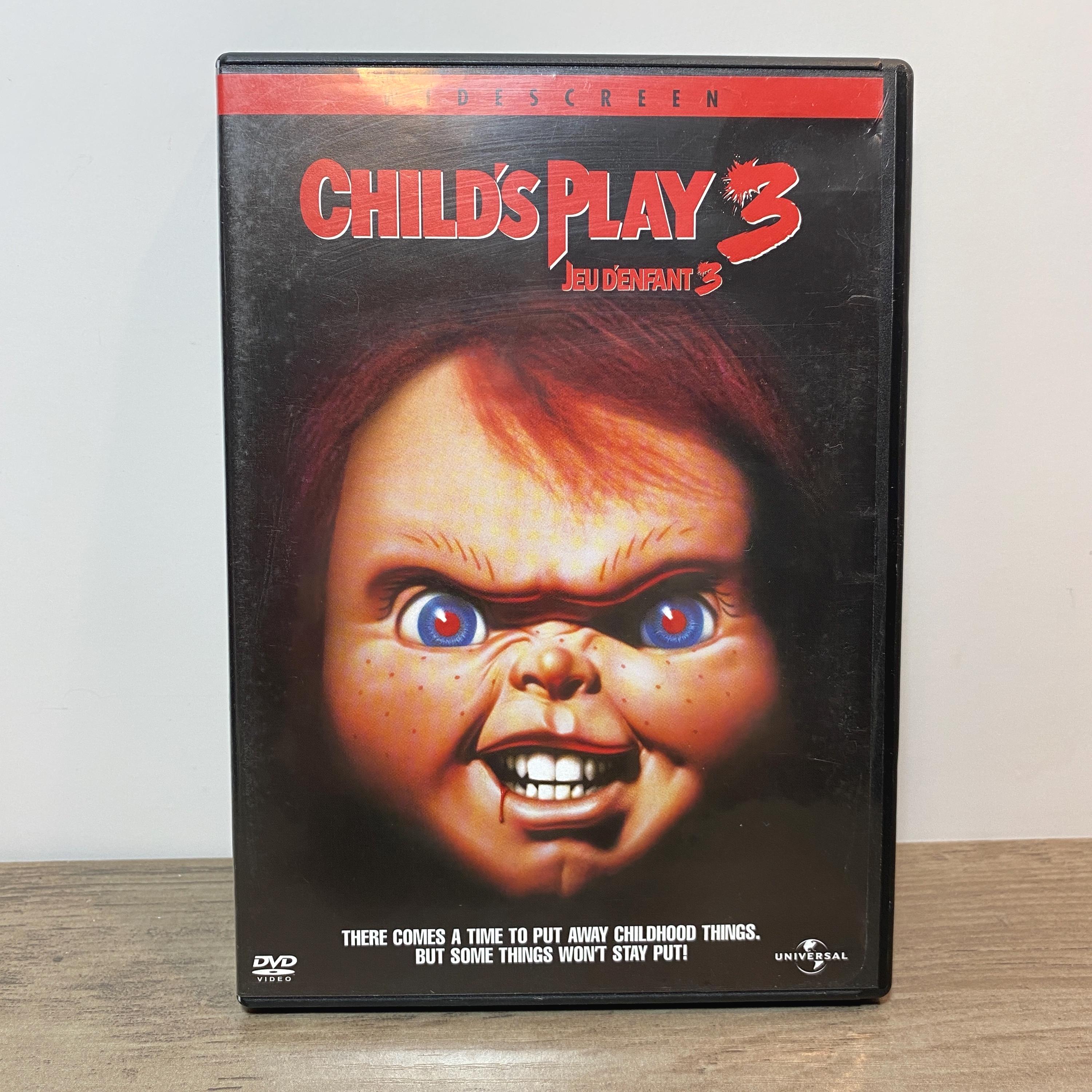 Childs Play 3 DVD 1991 Horror Movie Chucky - 2003 Re-release - Etsy