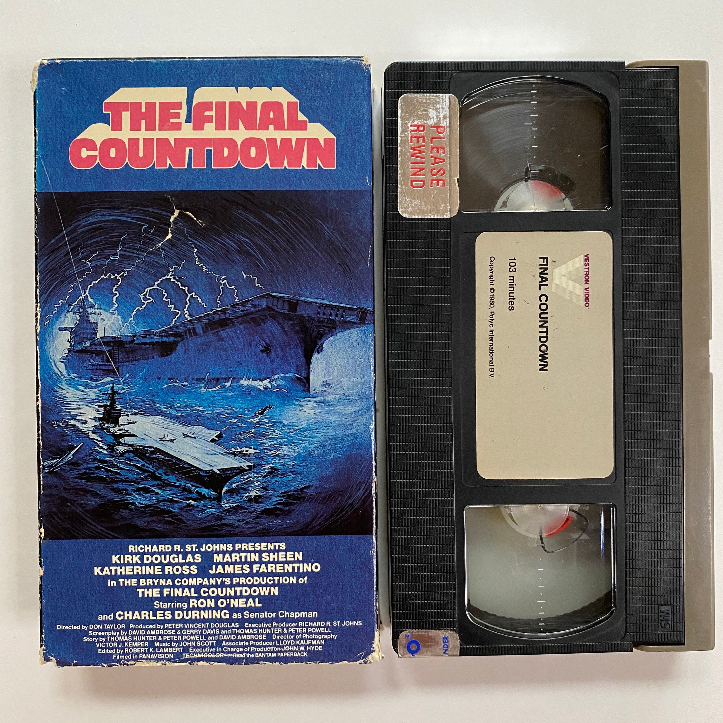 The Final Countdown VHS Video Film 1980s Science Fiction War