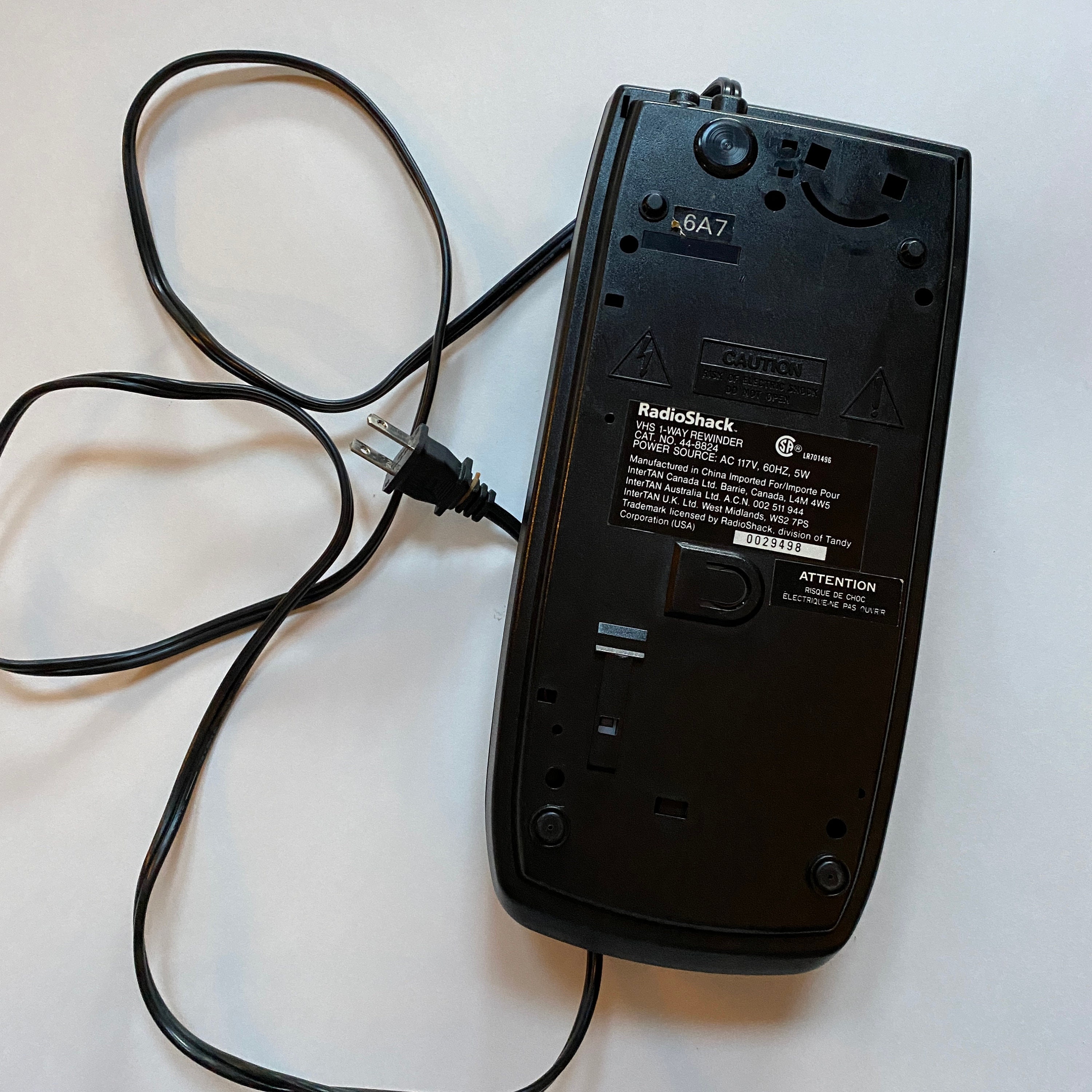 Radio Shack VHS Video Rewinder Tested Working Etsy