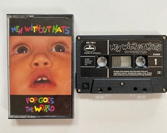 Men Without Hats Pop Goes the World Cassette Tape 1987 New Wave Music Album