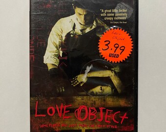 2003 Love Object DVD Body Horror Movie Film Ex Rental