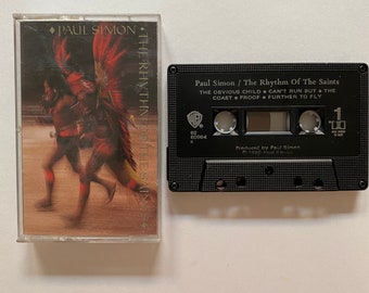 Paul Simon The Rhythm of the Saints Cassette Tape 1990 Pop Folk Rock