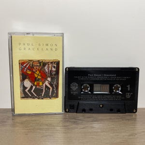 Paul Simon Graceland Cassette Tape 1986 Pop Folk Rock