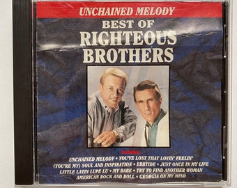 Best of Righteous Brothers CD Music Album 1990 Re-release 1960s Blue Eye Soul