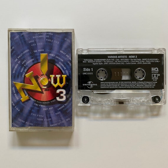 Now 3 Cassette Tape 90s Music Compilation - Etsy