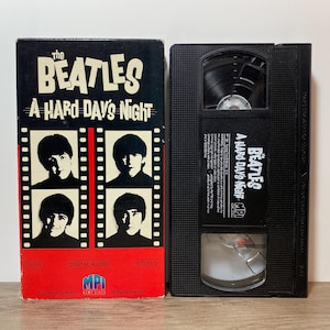 The Beatles A Hard Days Night VHS Video 1964 - 1990s Re-release - Etsy