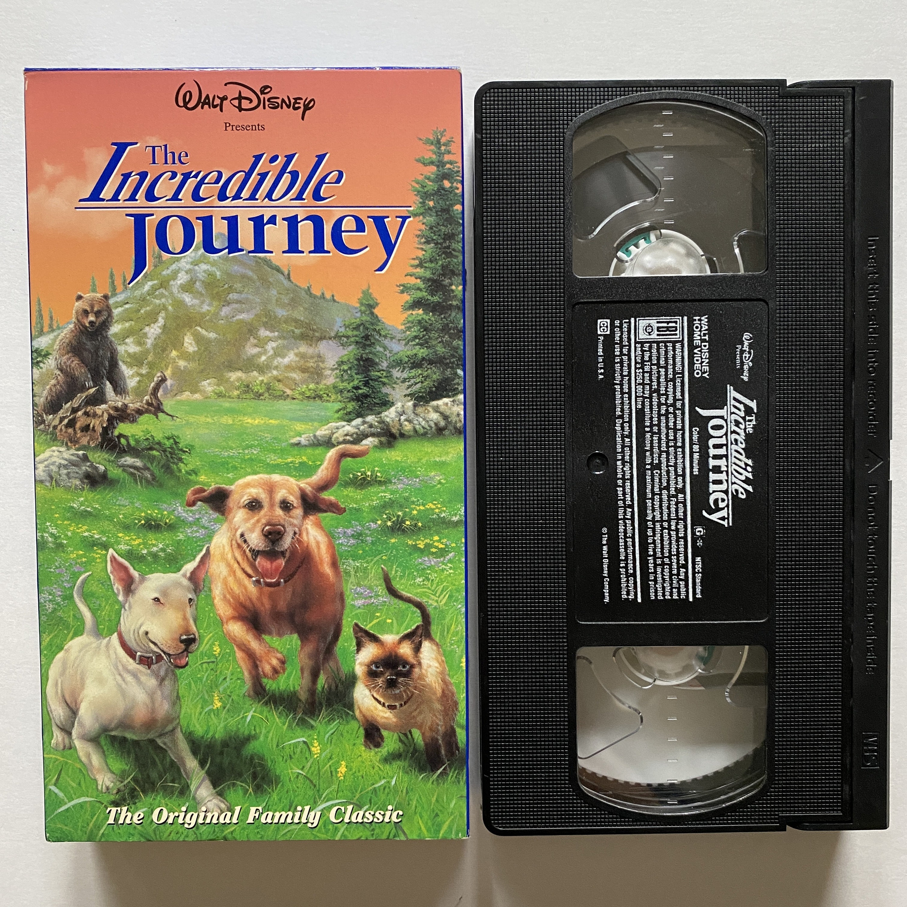 The Incredible Journey VHS Movie 1963 Animal Adventure Film - Etsy The Incredible Journey VHS Movie 1963 Animal Adventure Film - Etsy