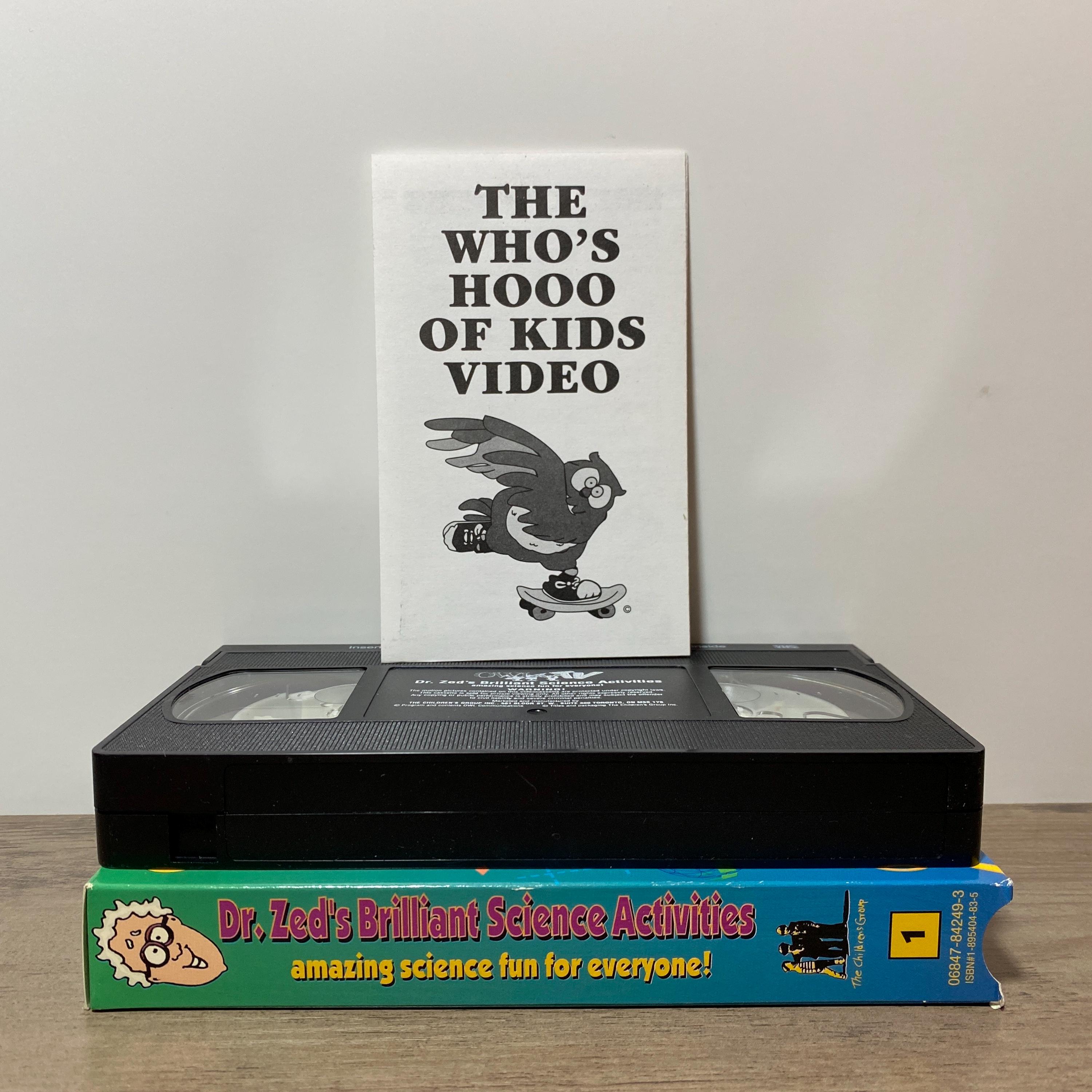 Owl TV Dr. Zed's Brilliant Science Activities VHS Video Amazing