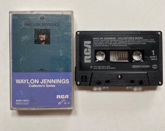 Waylon Jennings Collectors Series Cassette Tape 1985 Classic Country Rock