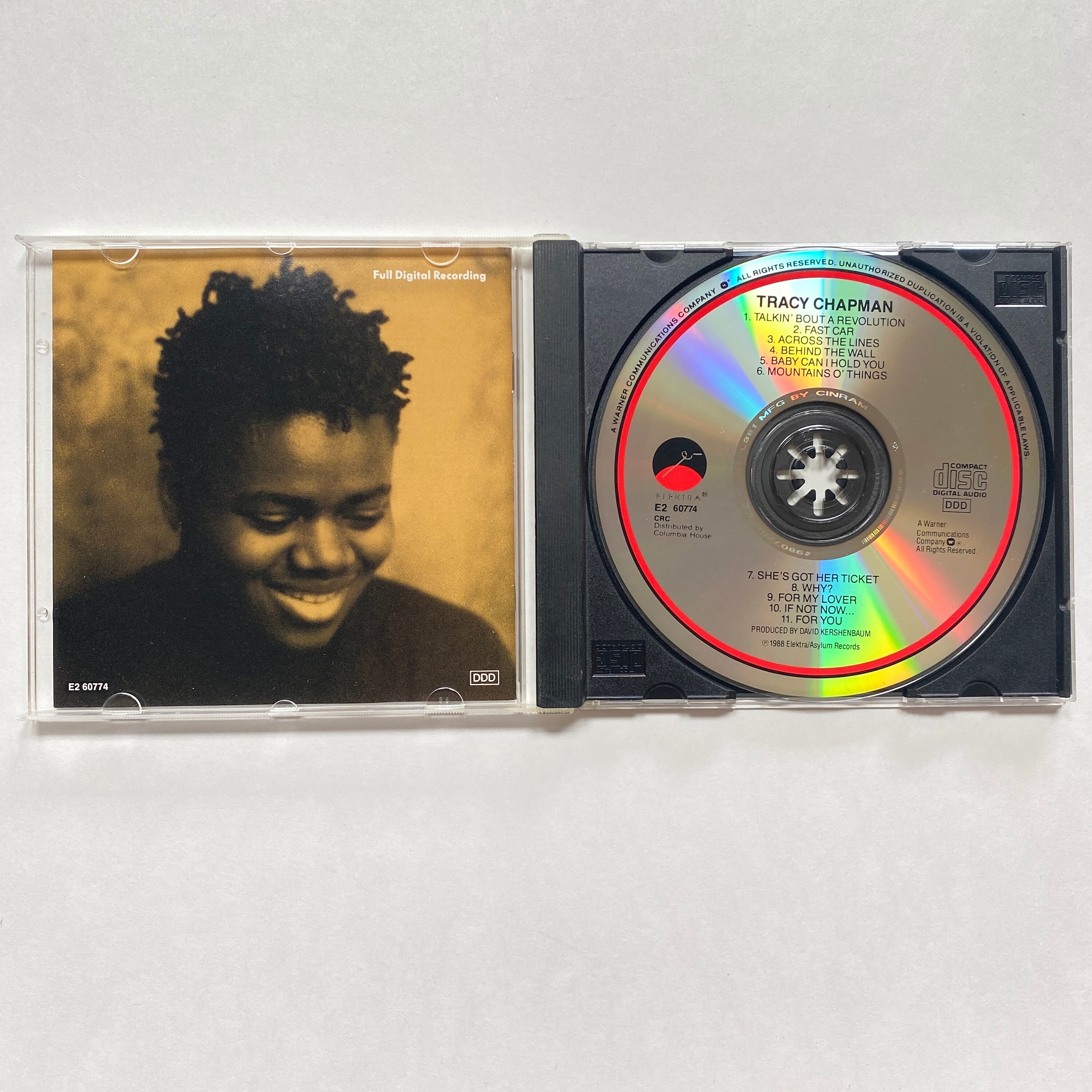 Tracy Chapman CD Album Music 90s Self Titled 1988 - Etsy