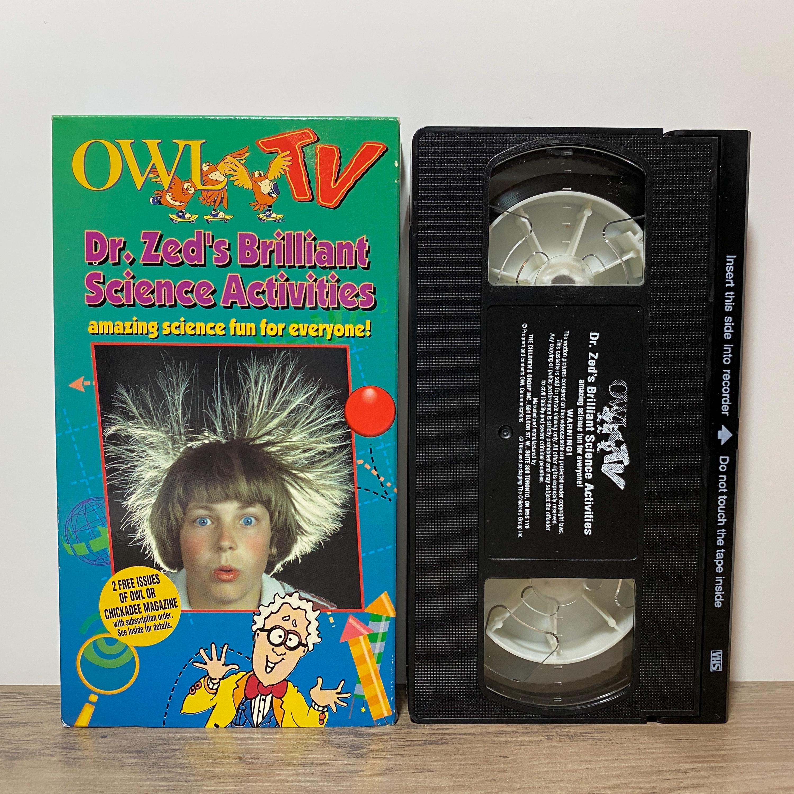 久宝留理子  WOW!SINGLE CLIPS [VHS] Owl TV Dr. Zed's Brilliant Science Activities VHS Video Amazing