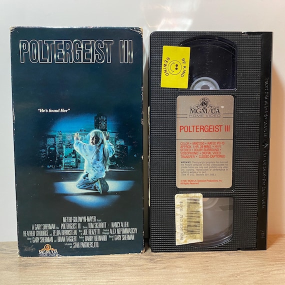 Poltergeist 3 VHS Video 1988 Supernatural Horror Movie Heather O