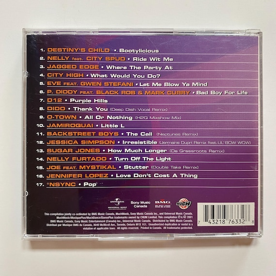邦楽 CD Compilation Much Dance 2002 CD Popular Music Compilation - Etsy