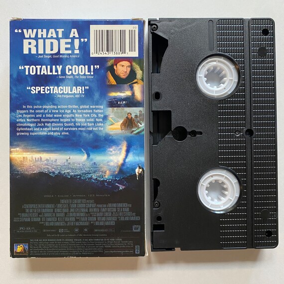2004 the Day After Tomorrow VHS Apocalyptic Nature Adventure
