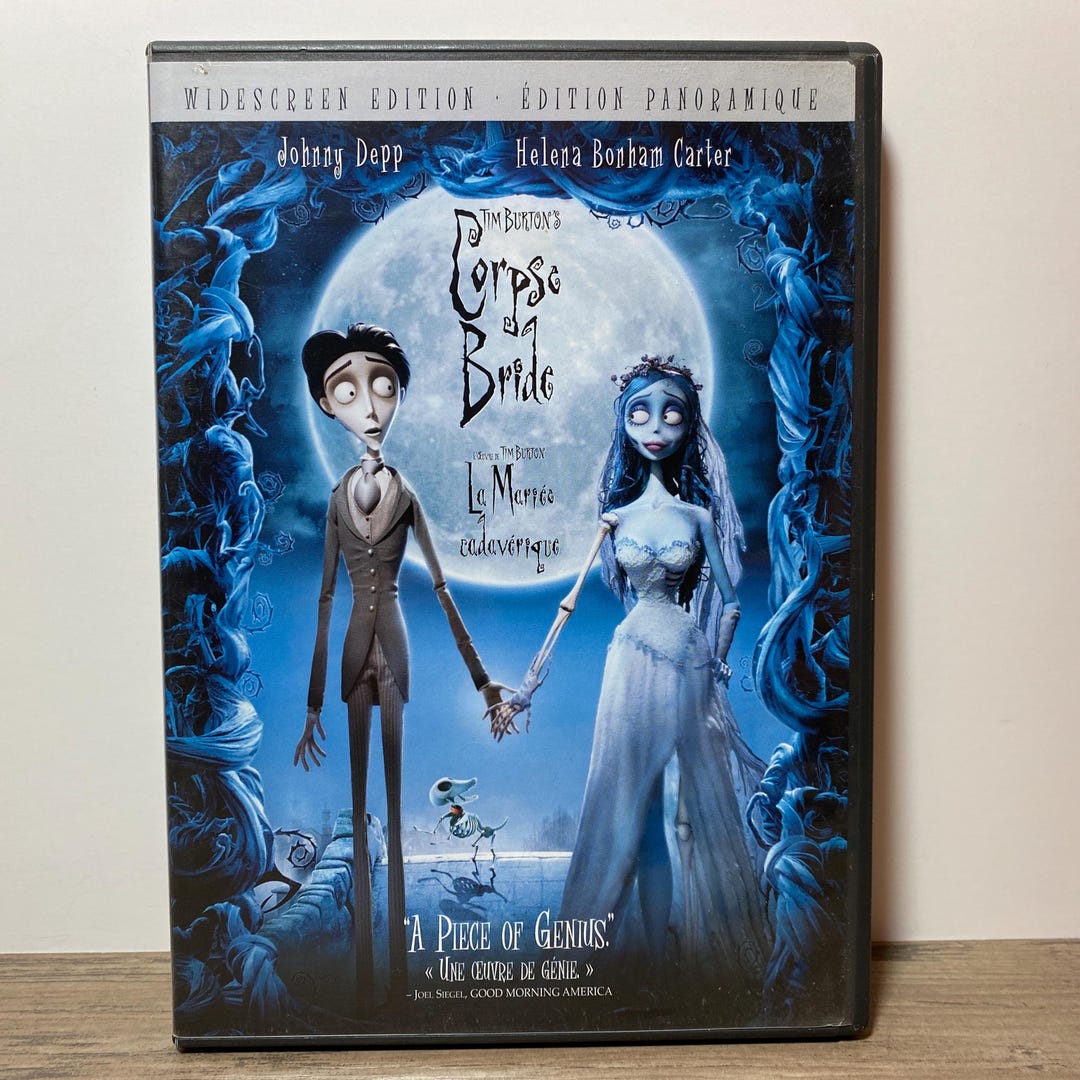Corpse Bride DVD Film 2005 Animated Dark Comedy Film Tim Burton - Etsy