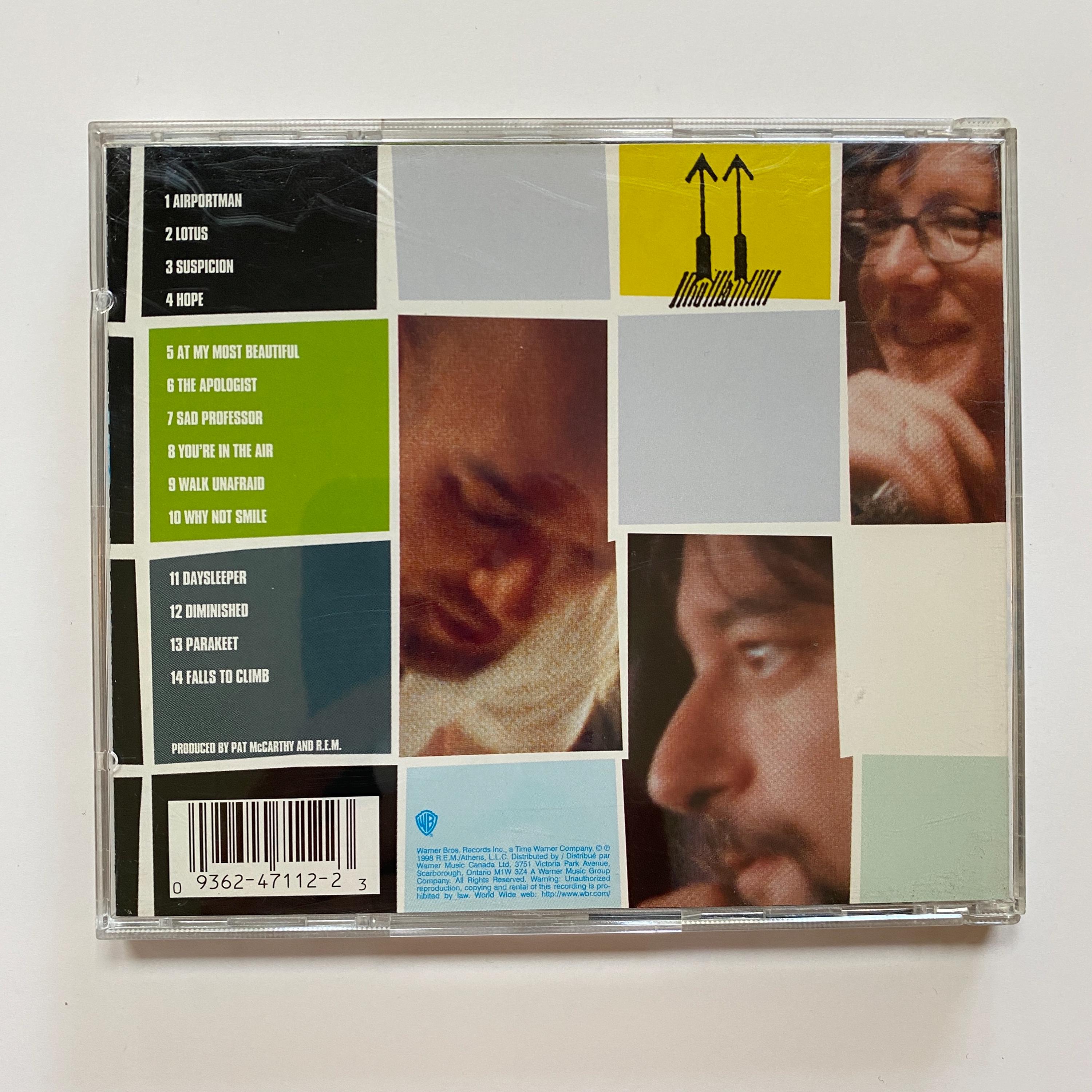 R.E.M up CD Music Album 1998 Alt Rock - Etsy
