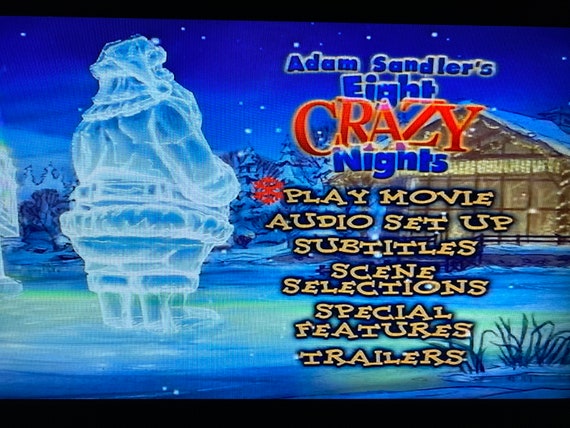 Eight Crazy Nights 2003 DVD Animated Family Holiday Film Adam