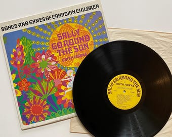 Sally Go Round the Sun Vinyl Record - Edith Fowke Canadian