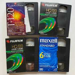 Blank VHS Lot for Recording Video Fugi Maxell HQ120 Mystery Tapes
