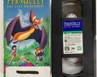 FernGully The Last Rainforest VHS Video Movie Film 1992 Fern Gully