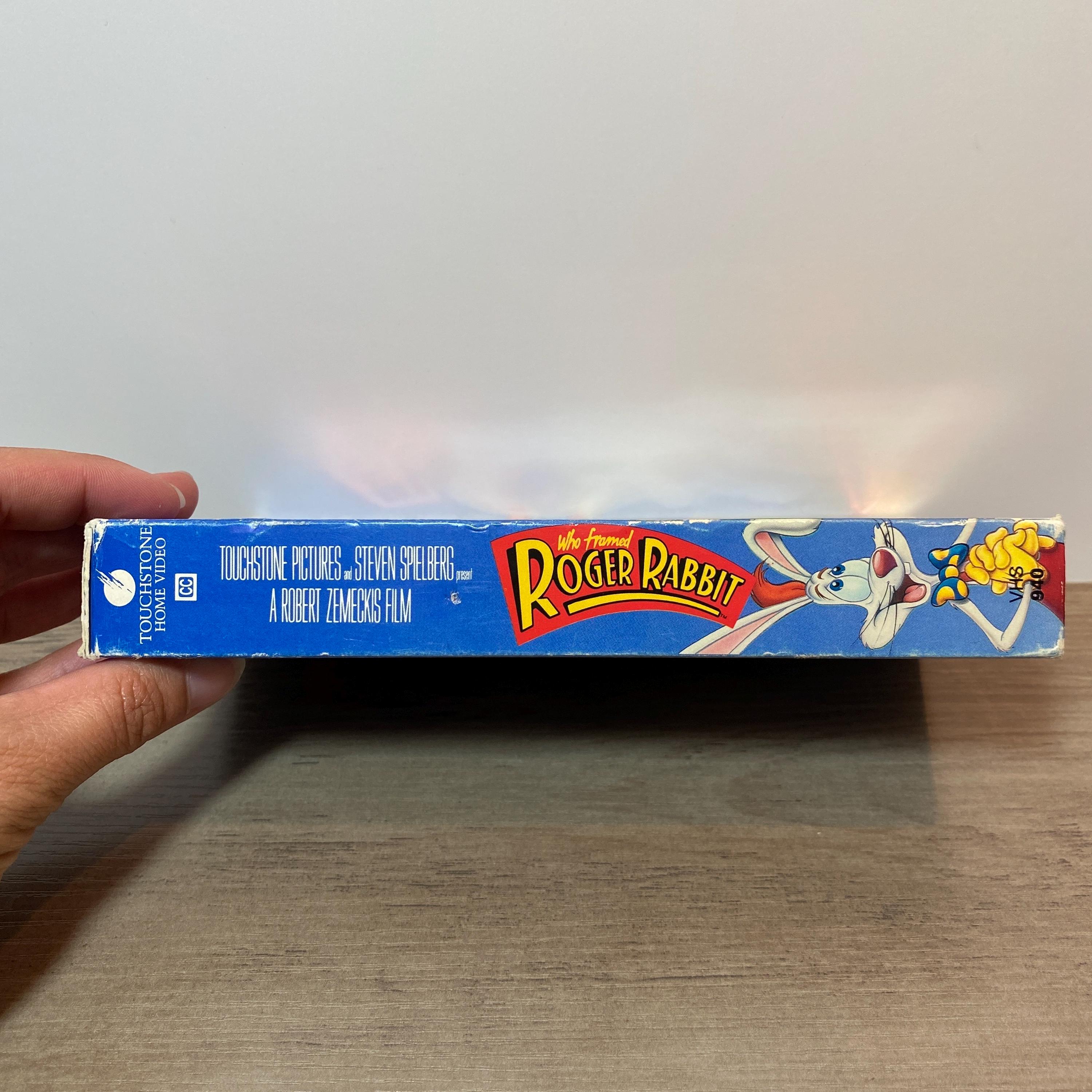 Who Framed Roger Rabbit VHS Video 1988 Noir Cartoon Mashup Comedy Movie ...