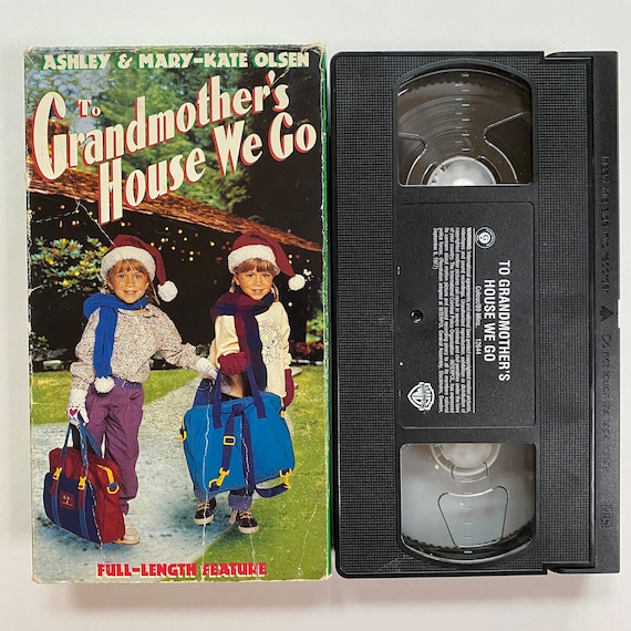 To Grandmothers House We Go VHS Video Christmas Movie With Mary Kate and Ashley Olsen 1992 Etsy