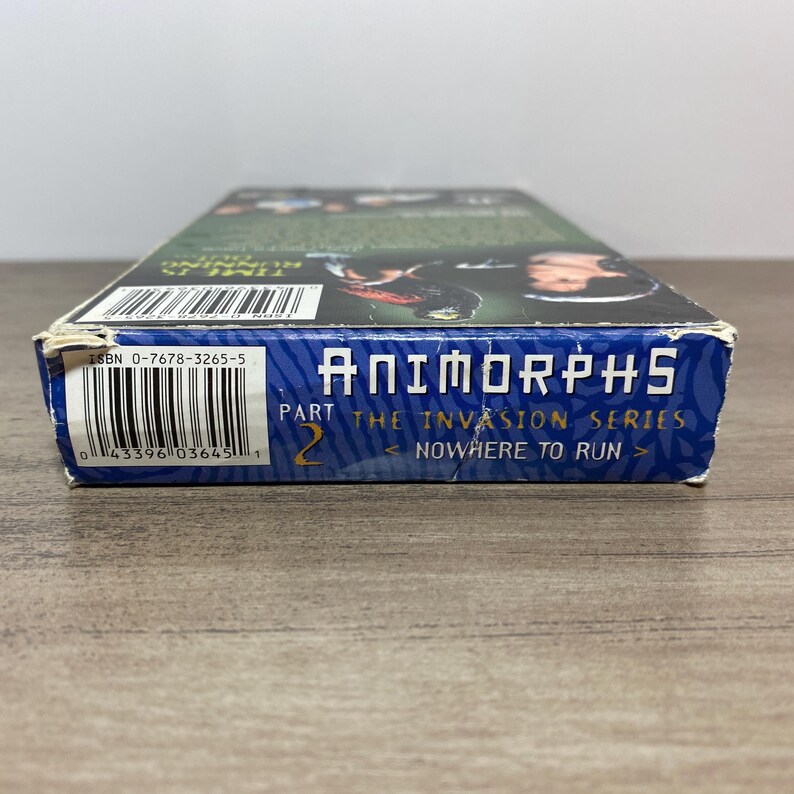 Animorphs the Invasion Series Part 2 Nowhere to Run VHS Video 1998 Scholastic Kids TV Series - Etsy