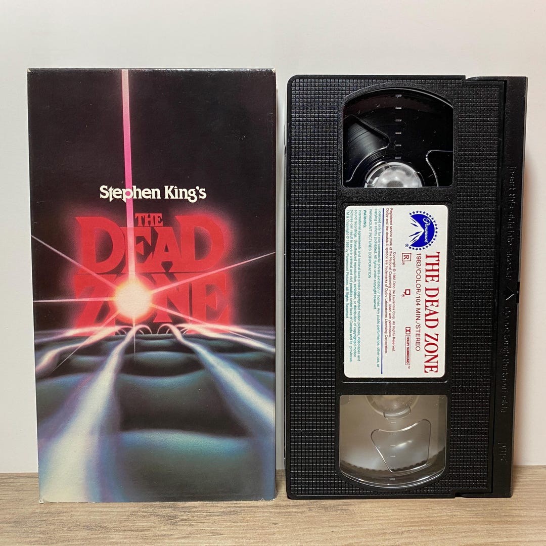 Dead Zone VHS Video 1983 Thriller Horror Movie - 1993 Re-print