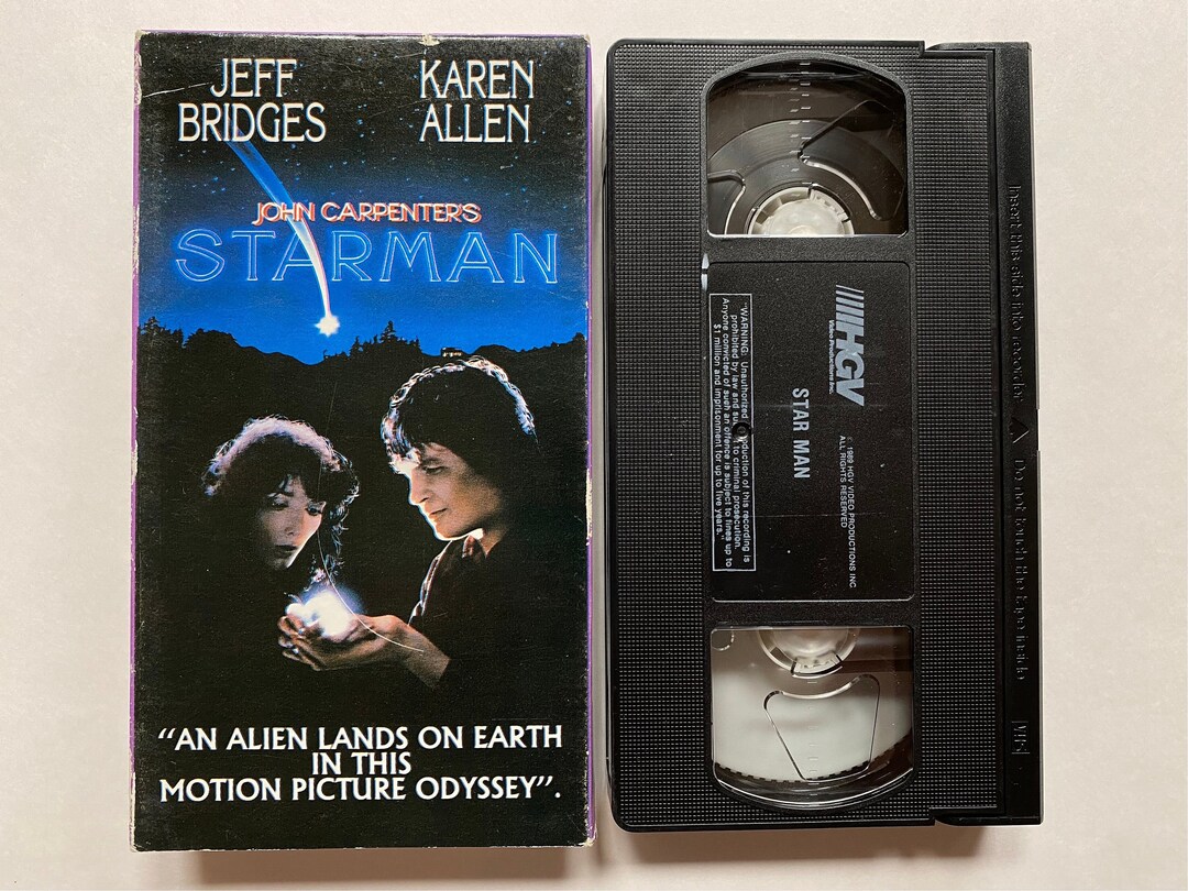 Starman VHS Video 1984 Science Fiction Romance Movie Etsy