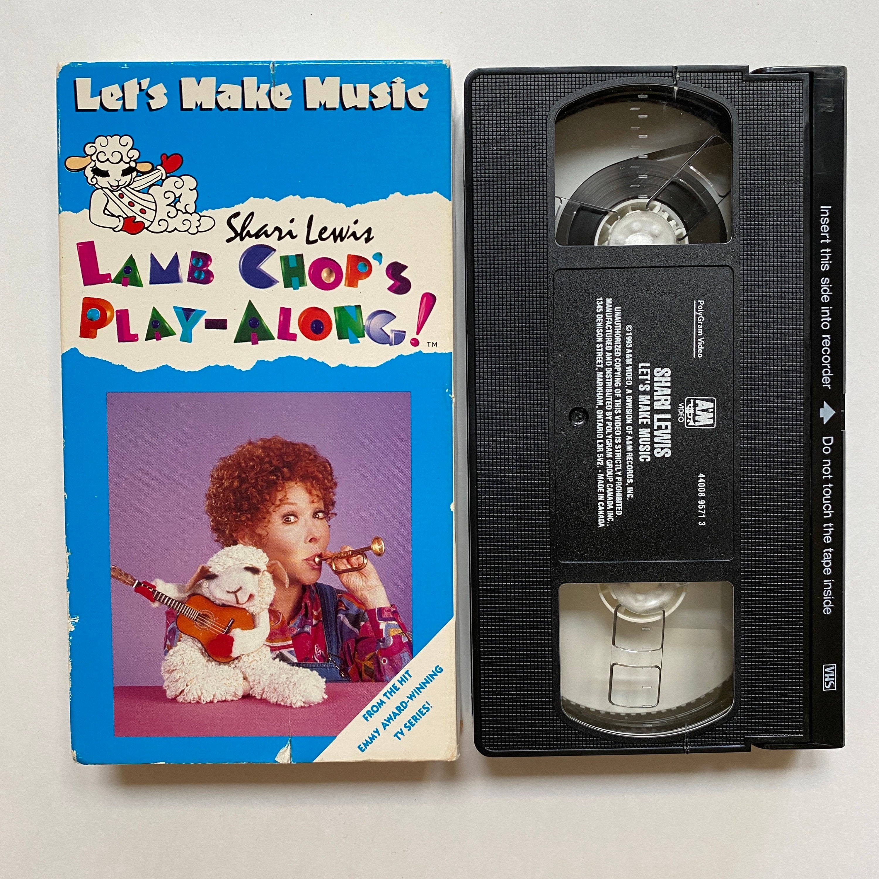 Lamb Chops Play Along Lets Make Music VHS Movie 90s Kids TV Show