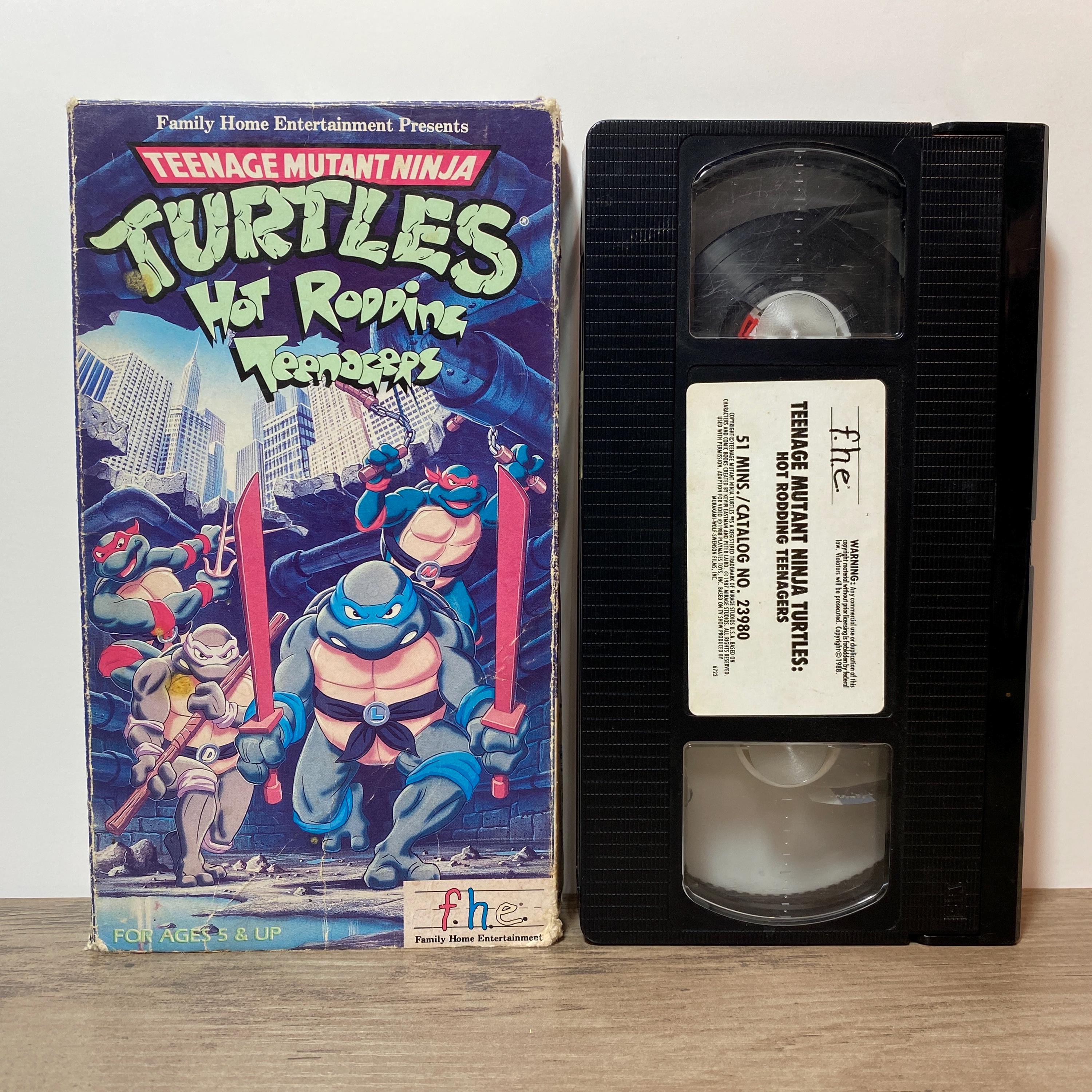 Teenage Mutant Ninja Turtles Hot Rodding Teenagers VHS Video