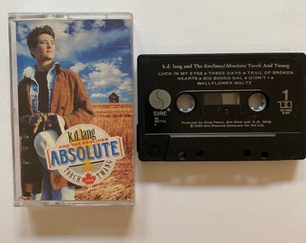 KD Lang and The Reclines Absolute Torch and Twang Cassette Tape 1989 Country Music Album