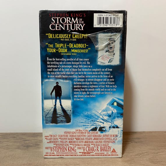 Storm of the Century VHS Movie 1999 Supernatural Thriller SEALED
