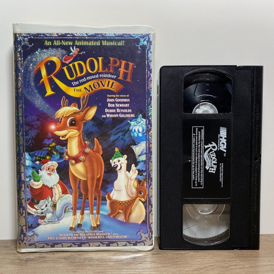 Rudolph the Red Nosed Reindeer the Movie VHS Kids Christmas Movie 1998 ...