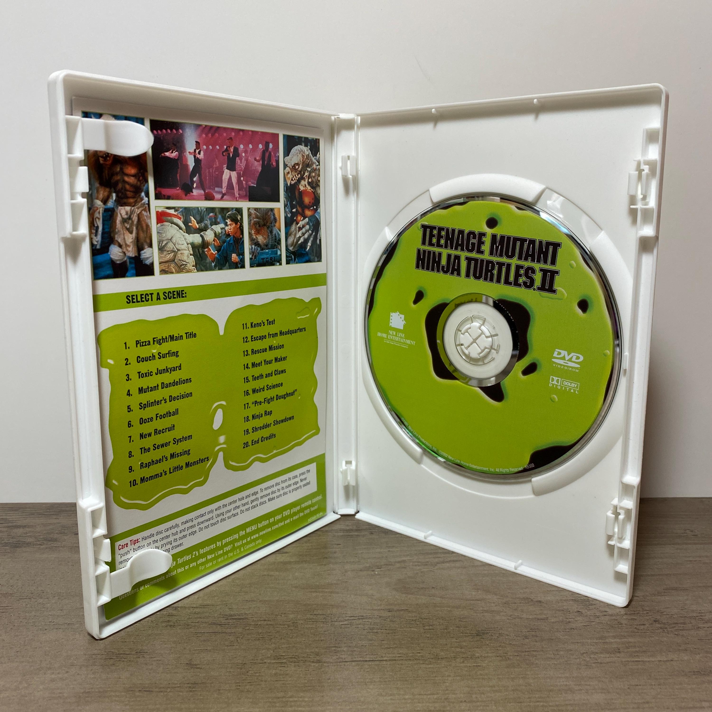 TMNT II the Secret of the Ooze DVD 1991 Action Comedy Adventure