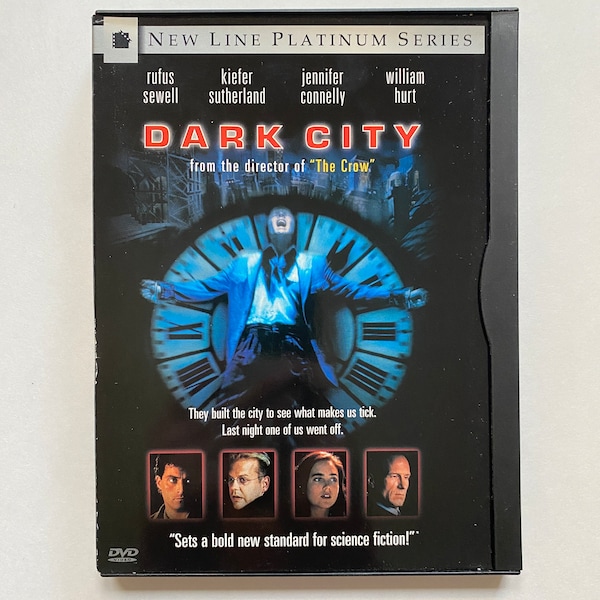 1998 Dark City DVD Sci Fi Action Movie Science Fiction Classic